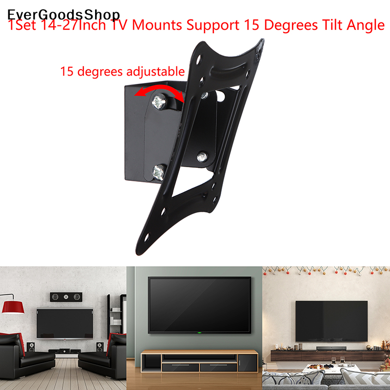 Flat Panel Mount Tilt - New 1Set 14-27Inch TV Mounts LCD