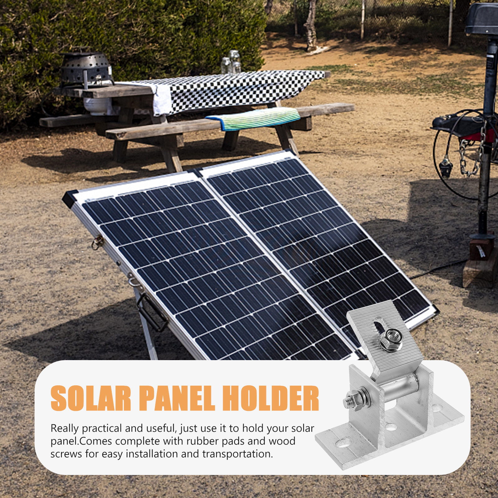 4Pcs Adjustable Solar Panel Mo - Flat Panel Mount Tilt review and price