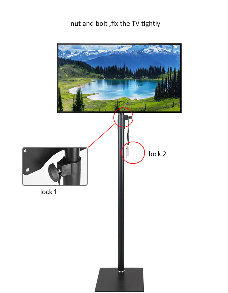(1500mm high) Steel tilt back  - Flat Panel Mount Tilt review and price